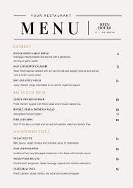 Customizable Restaurant Menu Templates Easil Easil Menu Layout Menu Design Template Classic Menu