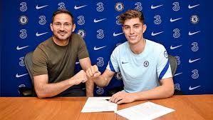 Kai havertz is a professional footballer who plays for bayer leverkusen and the german national team. Fc Chelsea Kia Patzer Bei Vorstellung Von Kai Havertz Fussball Sport Bild