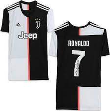 Juventus home jersey for the season 2019/2020, produced and designed by adidas is available in juventus official online store. Cristiano Ronaldo Juventus Autographed Juventus Black Pink Jersey Ebay