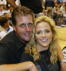 Although personal life has tested him many times, he has still bounced to be a family guy and a prolific golfer. Phil Mickelson With Wife Amy Mickelson Celebrities Infoseemedia
