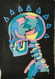 Pin By Gympie Gympie On Skulls In 2020 Small Canvas Art Hippie Painting Mini Canvas Art