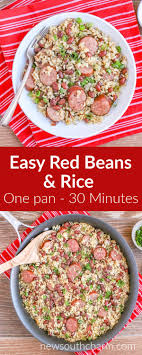 Easy 30 Minute Red Beans And Rice Recipe Red Beans Red Beans And Rice Recipe Easy Quick Easy Dinner