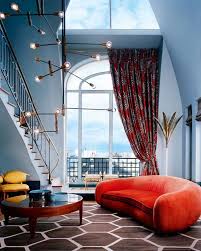 Quelle Peinture Quelle Couleur Autour D Un Canape Rouge Clematc With Images Modern French Decor Interior Interior Design