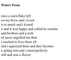 Winter By Nikki Giovanni Winter Poems Words English Words