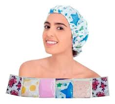 Gorro de baño estampado de lujo Santa Clara