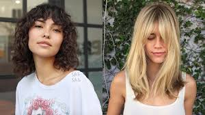 Coupe de cheveux carré long avec frange rideau. Carre Avec Frange Rideau La Coupe Qu Il Vous Faut