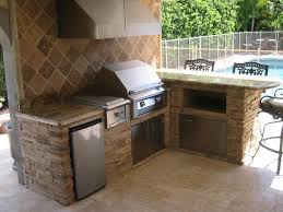 Astonishing Outdoor Kitchen Ventilation Hood With Natural Stone Diamond Tile For Backsplash Ideas An Outdoor Kitchen Island Diy Outdoor Kitchen Outdoor Kitchen