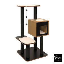 Vesper High Base Black Catit Cozy Space Home Decor Furniture