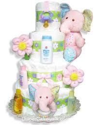 Baby Elephant Diaper Cake Baby Care Supplies