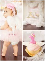 Angels are everywhere at oriental trading. Kara S Party Ideas Little Angel 1st Birthday Party Planning Ideas Decorations