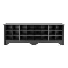 Fits a variety of shoe types and accessories. 60 Shoe Cubby Bench Prepac Target