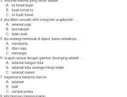 Soal uts sd kelas 6 semester 1 untuk lima mata pelajaran mapel pokok pkn ipa ips matematika dan bahasa indonesia bisa didownload. Contoh Soal Uts Bahasa Indonesia Kelas 1 Sd Semester 1 Blog Edukasi