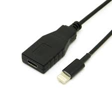 Super Short Usb Type C Female To 8 Pin Lightning Male Cable Adapter For Data Sync Charging Allputer Com Accessories For All Your Portable Electronics Computers