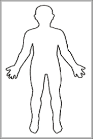 human body outline for kids 744 x 1160 anatomy system