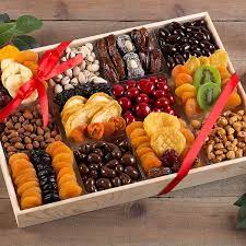 Ultimate Dried Fruit Chocolate And Nut Gift Basket Fruit Basket Gift Dry Fruit Basket Fruit Packaging