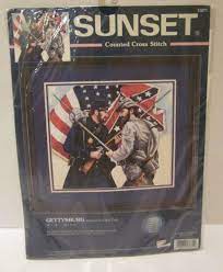 Creating cross stitch patterns from your own pictures is very easy with pic2pat. Sunset Gettysburg Civil War Counted Cross Stitch Kit 13671 Confederate Union Cross Stitch Counted Cross Stitch Kits Counted Cross Stitch