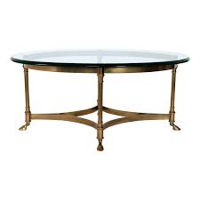 Petite Labarge Brass Glass Coffee Table Chairish Coffee Table Brass Coffee Table Glass Coffee Table