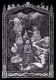 This collection represents 34 years of drawing at theatre project by michael iampieri. I Draw Intricate Dark Fantasy Drawings Inspired By Classical Artists And Modern Cartoons Bored Panda