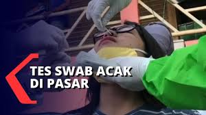 2 Pedagang Di Bekasi Positif Hasil Sementara Tes Swab Acak Di Pasar Youtube