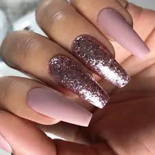 Prom Black And Gold Acrylic Nails Ballerina Nails Rose Gold Nails Matte Nails Acrylic Nails Fall Nails Rose Gold Nails Acrylic Gold Acrylic Nails Ballerina Nails