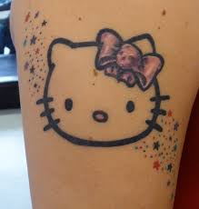 Pin tattoo hello kitty maneki neko and cupcake on pinterest. 6 Hello Kitty Tattoo Design Hello Kitty Tattoos Hello Kitty Cute Tattoos