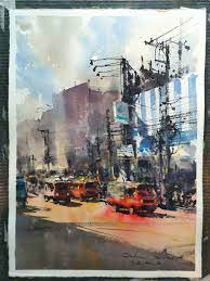 Direk Kingnok At Kim Yong Market Hat Yai Hat Yai Painting Art