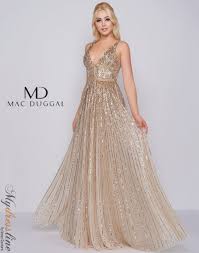 Mac duggal gowns , maxi dresses and cocktail dresses are offered in sweeping silhouettes and dramatic cuts that will satisfy any fashionista's black tie or cocktail attire needs. Mac Duggal Gold Dress Off 74 Felasa Eu