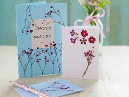 How To Make Easter Cards With Flowers