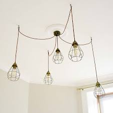 A Closeup Of My Ikeahack Pendant Cagelight In The Bedroom Individual Copper Coloured Ikea Ikea Pendelleuchte Schlafzimmerleuchten Cluster Pendelleuchte