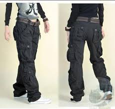 Pantalones Con Muchos Bolsillos Cargo Pants Women Pants For Women Women Cargos