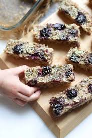 Serve the oatmeal warm with your desired low carb toppings. Banana Baked Oatmeal Fingers With Cherries Blw Toddler Friendly Abbey S Kitchen