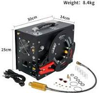 TUXING TXES062 Pcp Air Compressor 4500Psi Auto Stop Built-in Converter/Water-Oil Filter