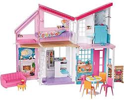 Amazon Com Barbie Malibu Casa De Juegos Toys Games In 2020 Barbie Dream House Malibu Homes Barbie House