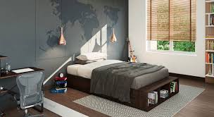 Huey vineyard full sleigh bed. Toshi Teen Bed With Storage Urban Ladder