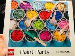 Lego paint party puzzle canada. Toys Games Lego Paint Party 1000 Piece Jigsaw Puzzle Brand New Rare Com