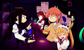 Dorothy appears to have a bubbly, joyful and somewhat flirtatious attitude. Wallpaper Va 11 Hall A Cyberpunk Julianne Stingray Dorothy Haze Kobayashi Kobayashi San Chi No Maid Dragon Kobayashi San Chi No Maid Dragon Va 11 Hall A Cyberpunk Bartender Action Tohru