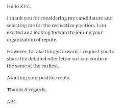 Cover letter merupakan butiran ringkas diri anda untuk memohon kerja. Bila Dah Dapat Kerja Jangan Lupa Minta Offer Letter Ini 6 Sample Yang Korang Boleh Ikut