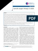 Some nasal cannulas use cool, dry oxygen. High Flow Nasal Cannula Oxygen Therapy In Adults Pdf Breathing Respiratory System