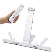 Amazon Com Smartme Portable Book Stand Ultra Light Weight 0 33lb Transformer Book Holder Angle Adjustable Smart Pa Book Holders Book Stands Document Holder