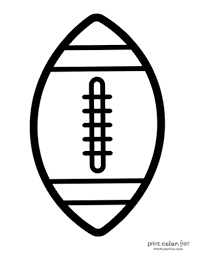 Wide receiver football coloring page 17 Free Football Coloring Pages Party Printables Print Color Fun