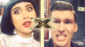 Natalia Kills & Willy Moon backstage at The X Factor NZ