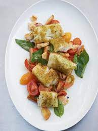 heilbutt mit brotsalat rezept brotsalat heilbutt rezept heilbutt