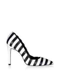 Black And White Striped Heels Sonya Black White Stripe Heels By Lacey S London On Secretsales Com Heels Shoe Boots Stiletto Heels