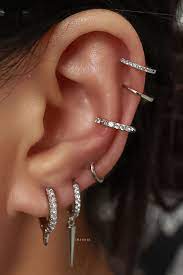 Classy Celebrity Ear Piercing Ideas For Women Www Impuria Com Celebrity Ear Piercings Ear Piercings Earings Piercings