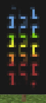 Banner Minecraft Chaine Multicolore Minecraft Banniere Minecraft Architecture Minecraft