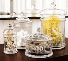Find the best gold bathroom canisters for your home in 2021 with the carefully curated selection available to shop at houzz. Classic Glass Bathroom Canisters Glass Apothecary Jars Apothecary Jars Glass Canisters