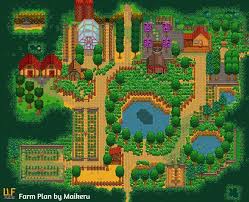 This guide shows players some tips for the beach farm. Official Layout For My 1 4 Forest Farm Constructive Criticism Is Appreciated 3 Stardewvalley Stardew Valley Stardew Valley Layout Stardew Valley Farms