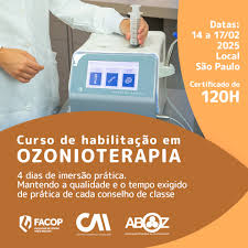 Curso Habilitação em Ozonioterapia 120h - Aulas Práticas 14 a 17 de  fevereiro 2025 - Cursos - ABOZ - Associação Brasileira de Ozonioterapia