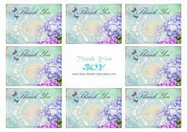 A matching game, a taboo style game, and a baby gift bingo! Free Printable Baby Shower Thank You Cards