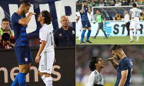 He also represents the mexico national team and made his debut on 29 august 2018. Chelsea S Matt Miazga Mocks Height Of Mexico S Diego Lainez Daily Mail Online